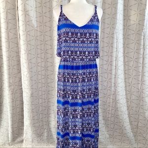 Muliti Paterned Maxi Dress